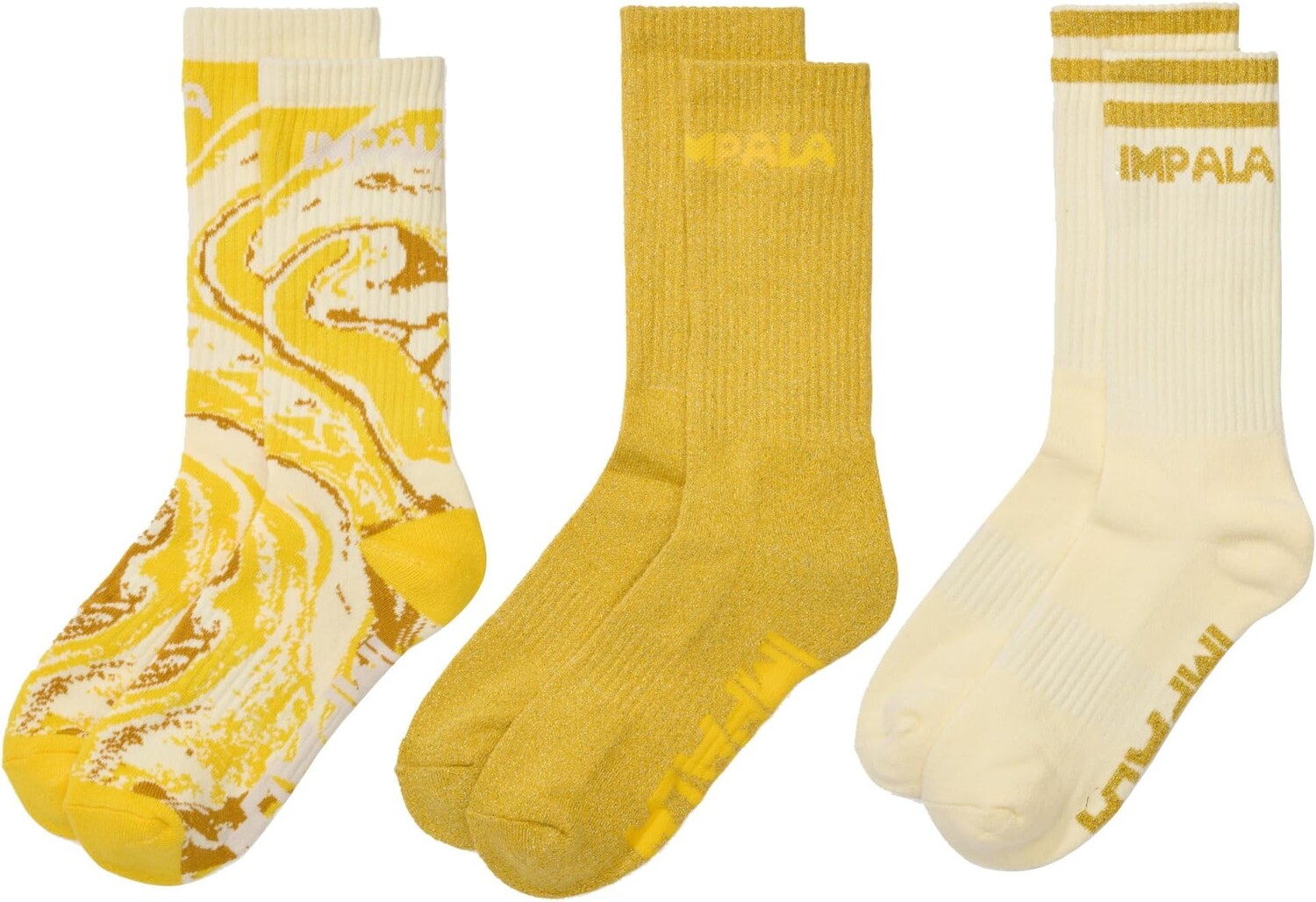 

Носки Impala Rollerskates Impala Marawa Sock 3-Pack, цвет Marawa Gold