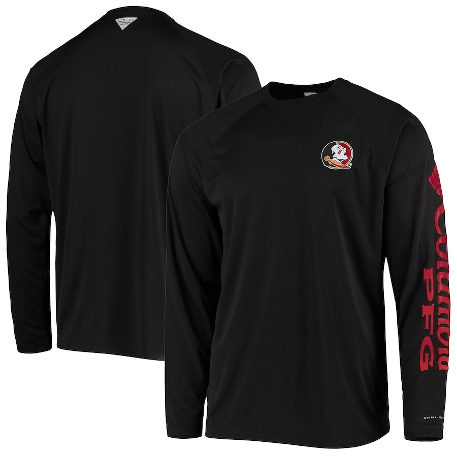 

Футболка с длинным рукавом Columbia Florida State Seminoles, черный