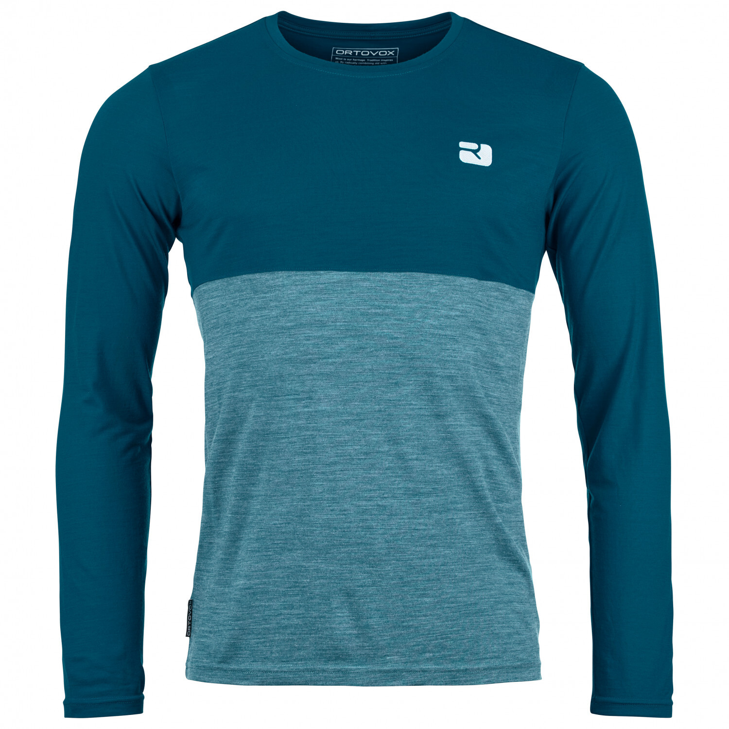 

Рубашка из мериноса Ortovox 150 Cool Logo L/S, цвет Petrol Blue