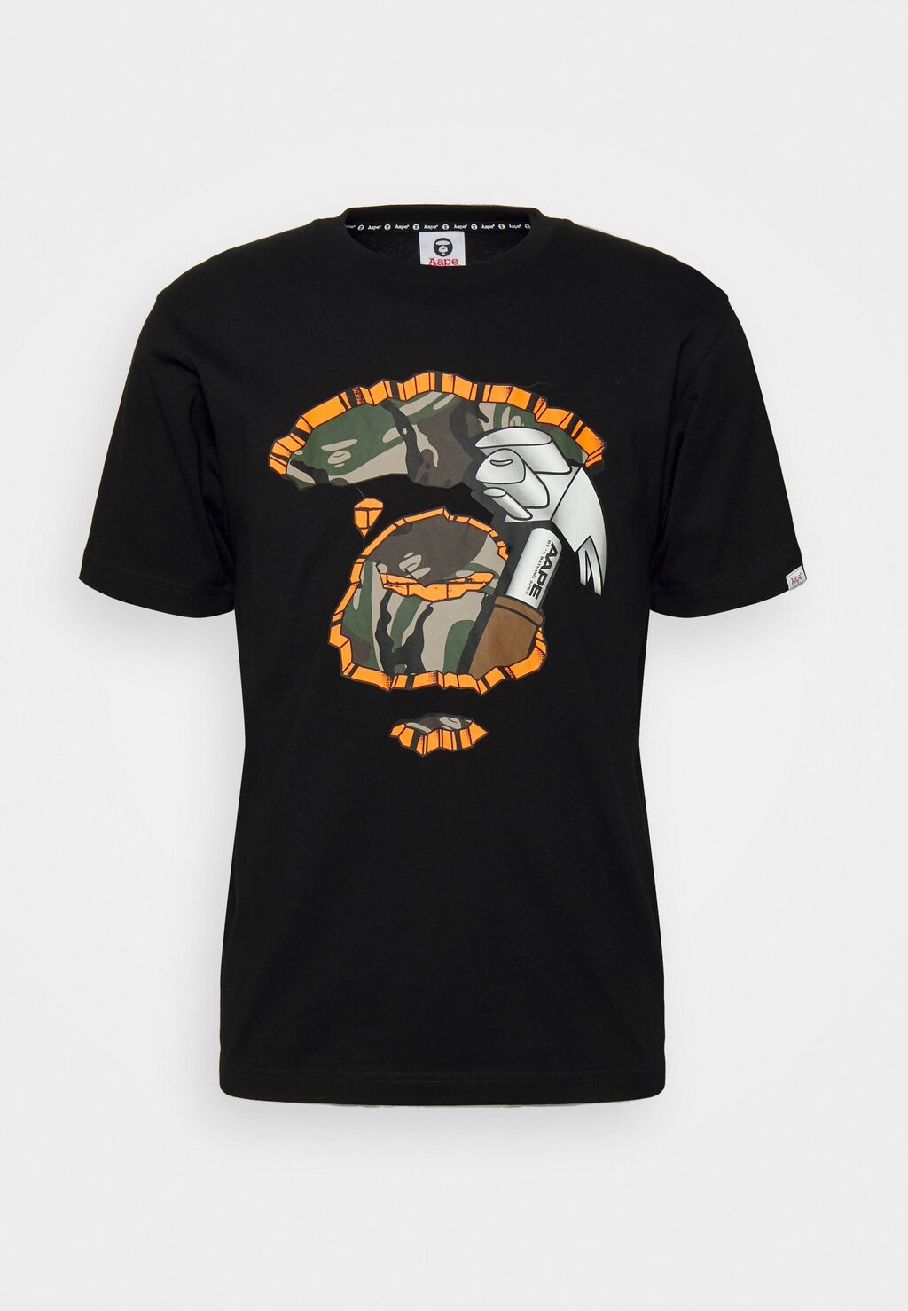 

Футболка с принтом AAPE By A Bathing Ape, черный