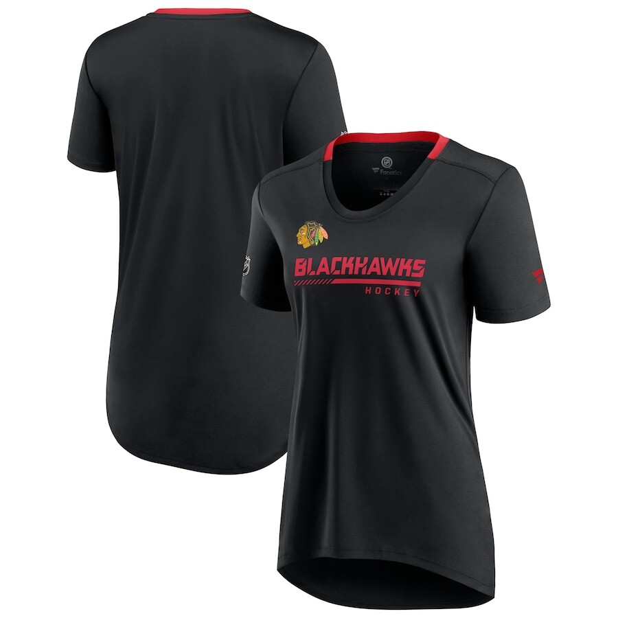 

Футболка с коротким рукавом Fanatics Branded Chicago Blackhawks, черный