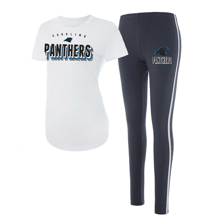 

Пижамный комплект Concepts Sport Carolina Panthers, белый