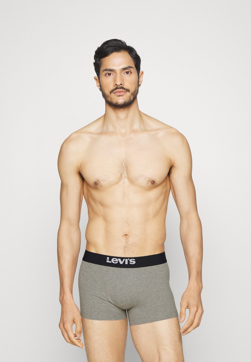 

Трусы MEN SOLID BASIC TRUNK 2 PACK Levi's, серый