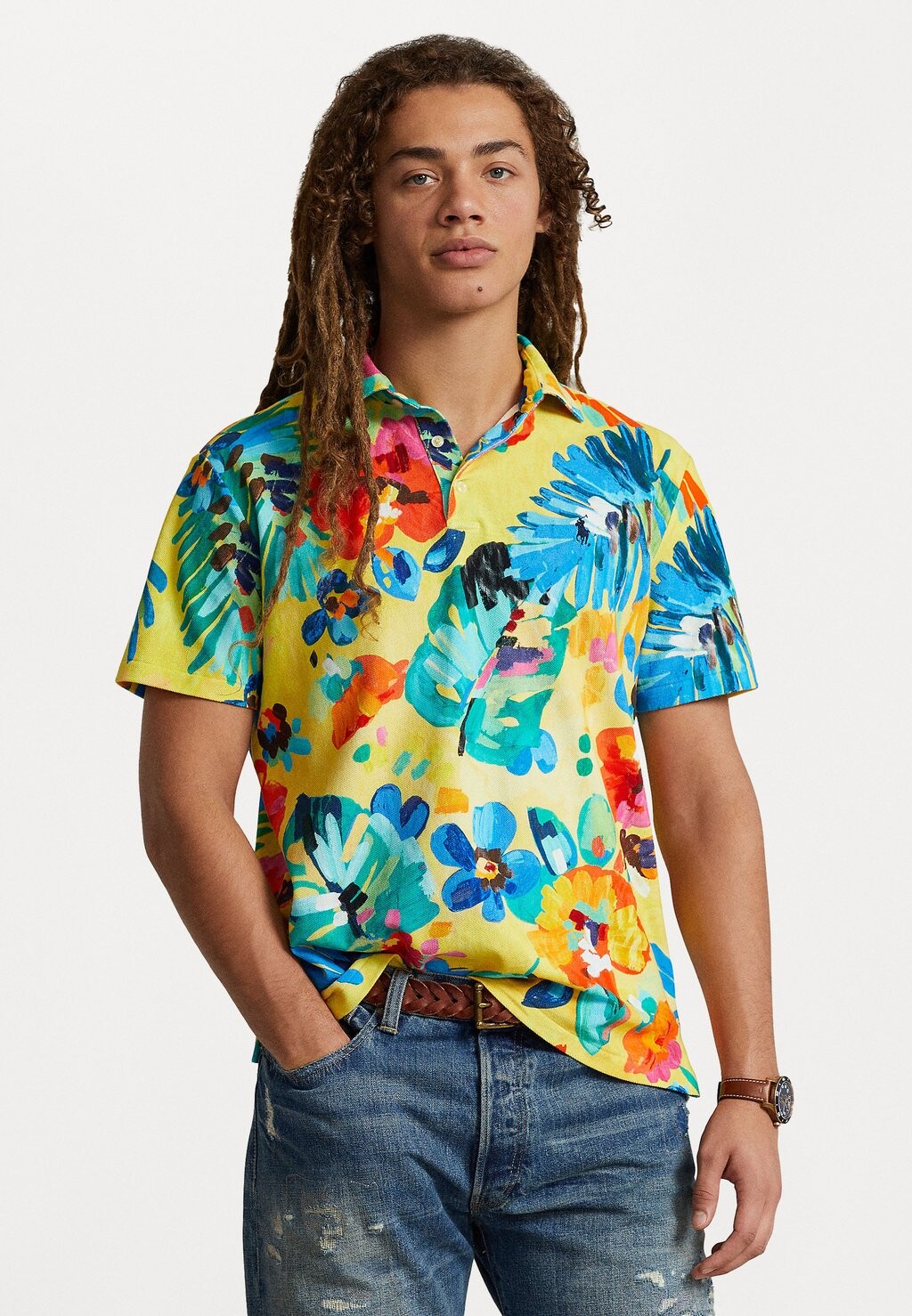 

Поло Short Sleeve Polo Ralph Lauren, цвет camarat yellow