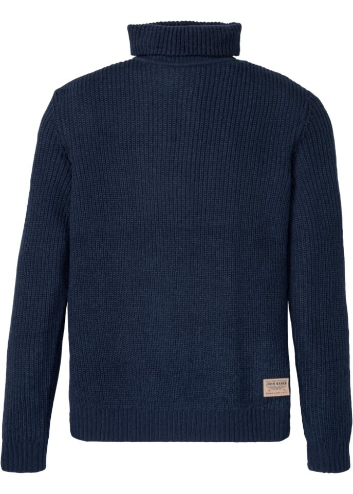 

Свитер с высоким воротом John Baner Jeanswear, синий