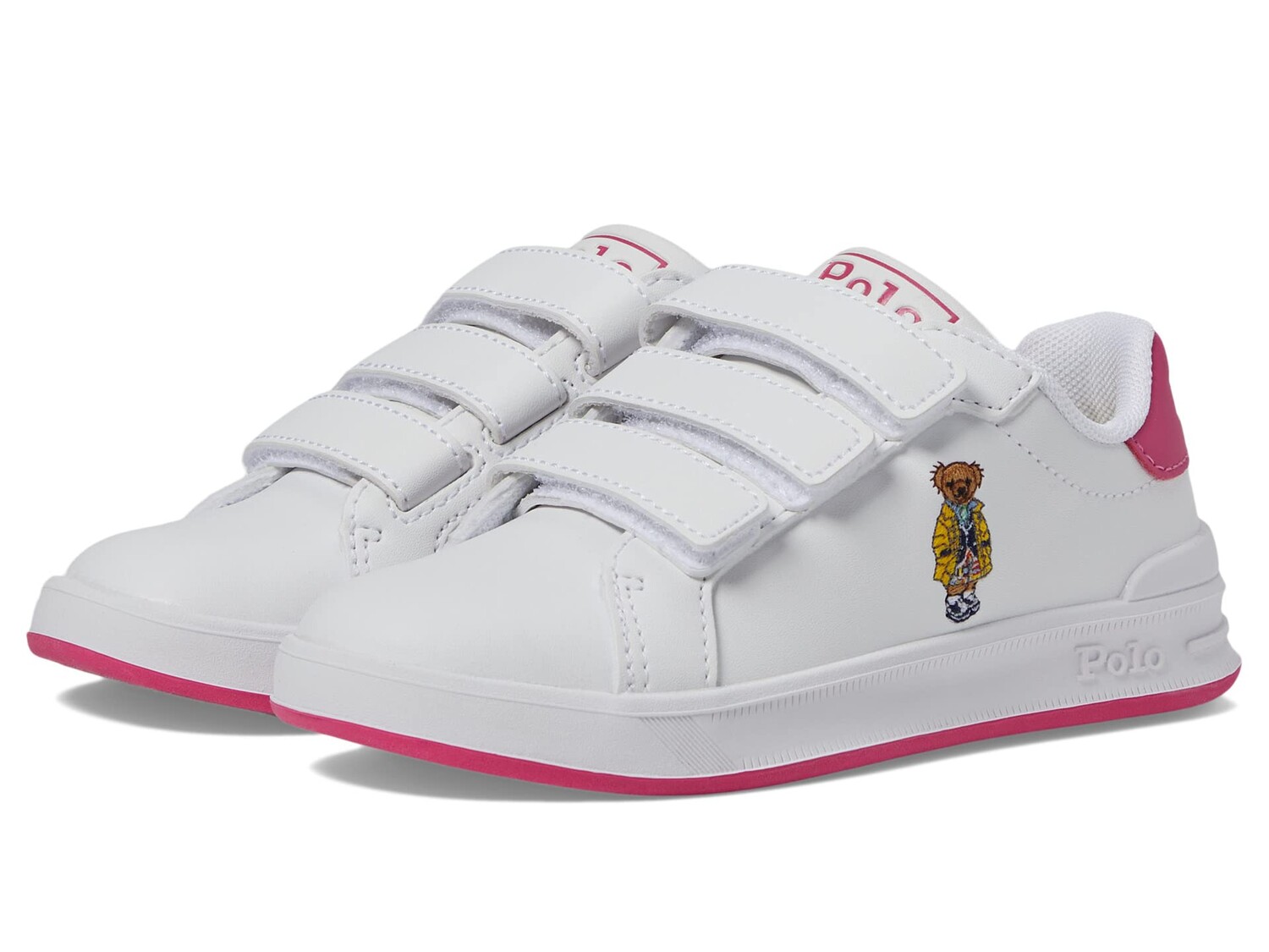 

Кроссовки Polo Ralph Lauren Kids Heritage Court II Bear (Little Kid)