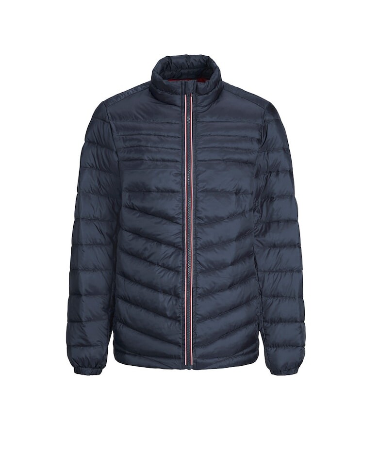 

Пуховик для мальчика без капюшона Jack & Jones, темно-синий