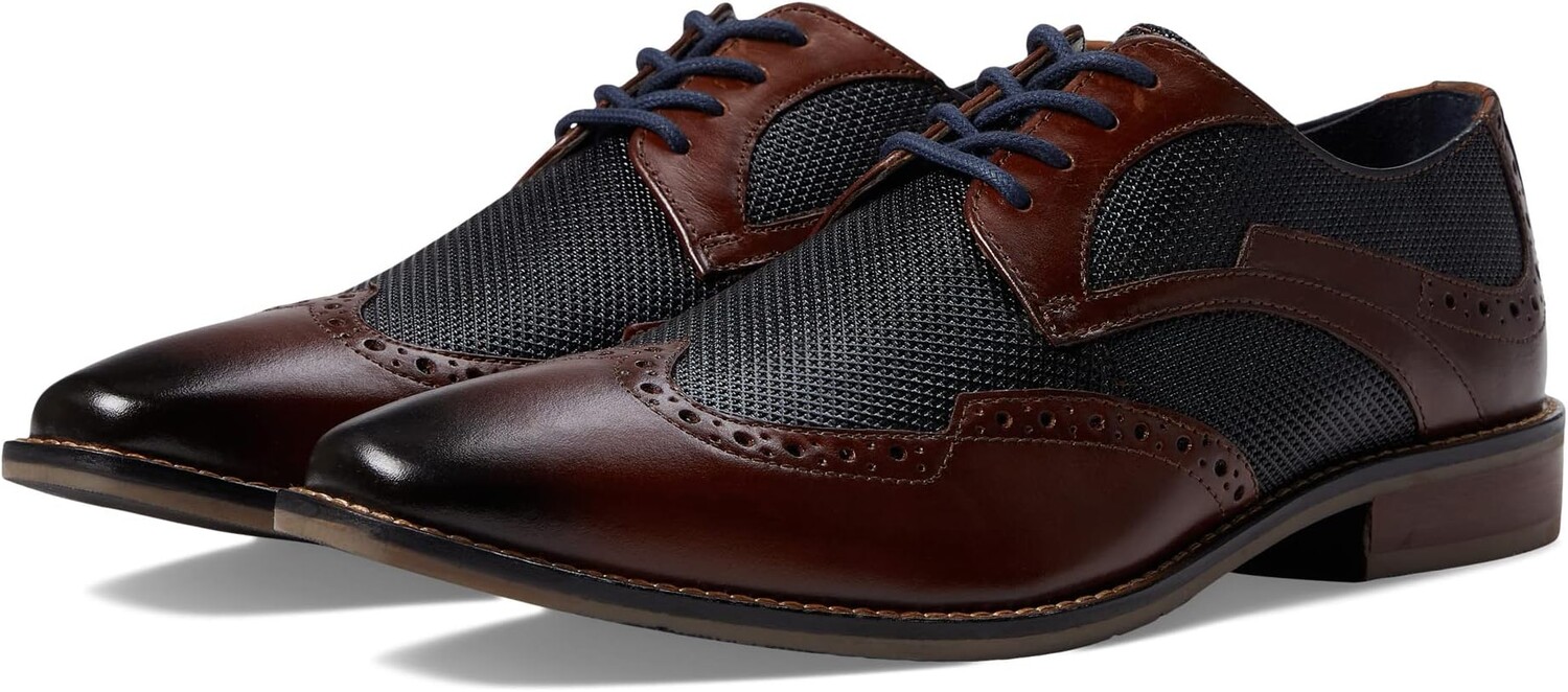 

Оксфорды Joss Wing Tip Oxford Stacy Adams, цвет Cognac
