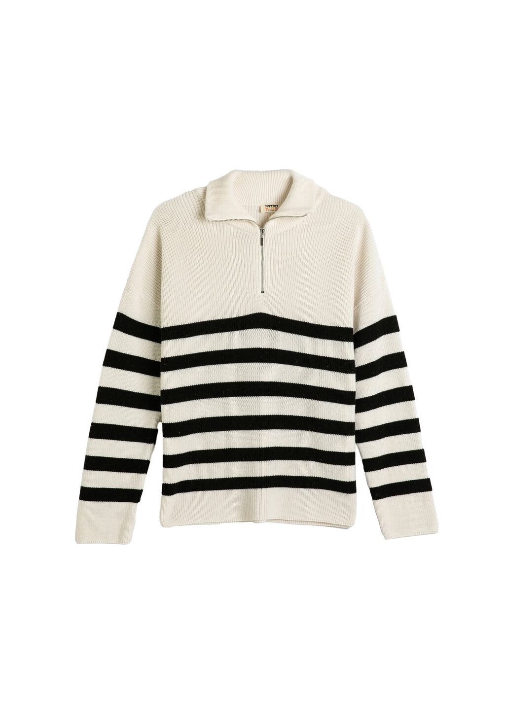 

Свитер Long Sleeve Half Zipper Detail Koton, бежевый