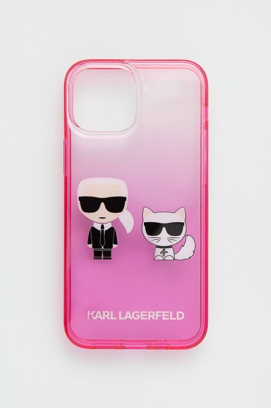 

Чехол для iPhone 13 mini 5,4 дюйма KLHCP13STGKCP Karl Lagerfeld, розовый