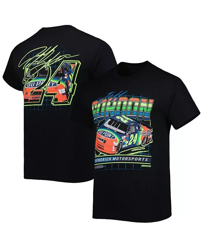 

Мужская черная футболка Jeff Gordon Du Pont Hendrick Motorsports Team Collection, черный