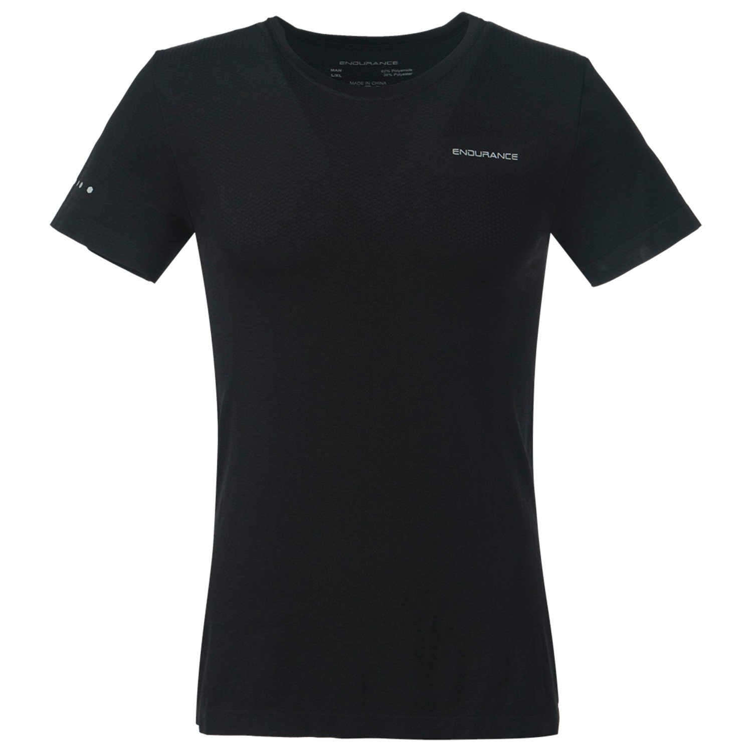 Функциональная рубашка Endurance Jaro Melange Seamless S/S Tee, цвет Dark Grey Melange