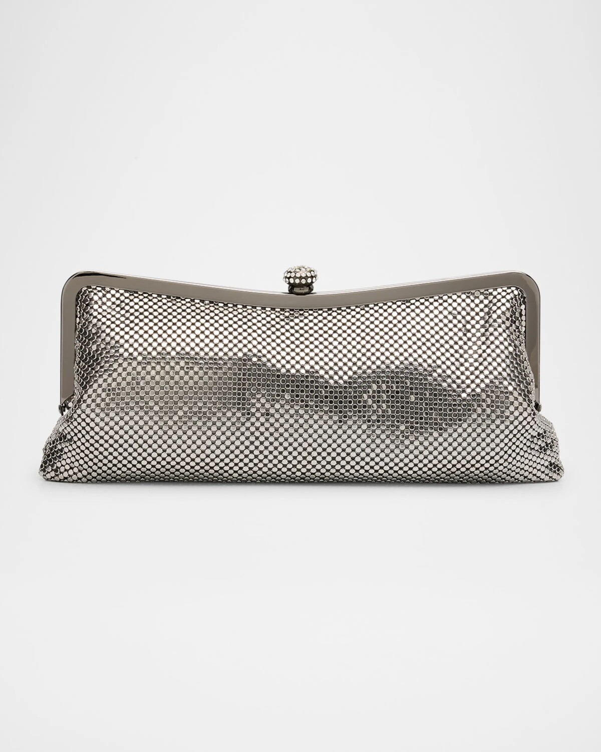 

Вечерний сетчатый клатч Whiting & Davis, цвет Pewter