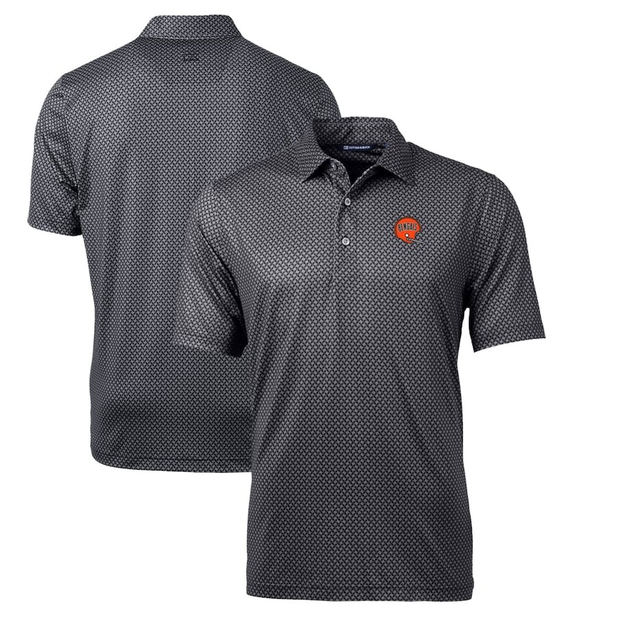

Поло с коротким рукавом Cutter & Buck Cincinnati Bengals, черный