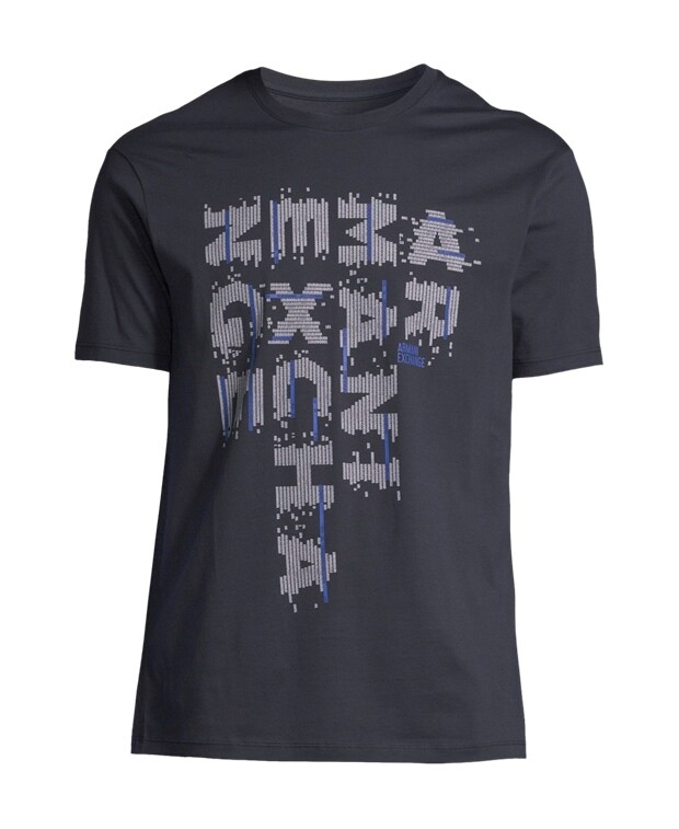 

Футболка Armani Exchange, темно-синий