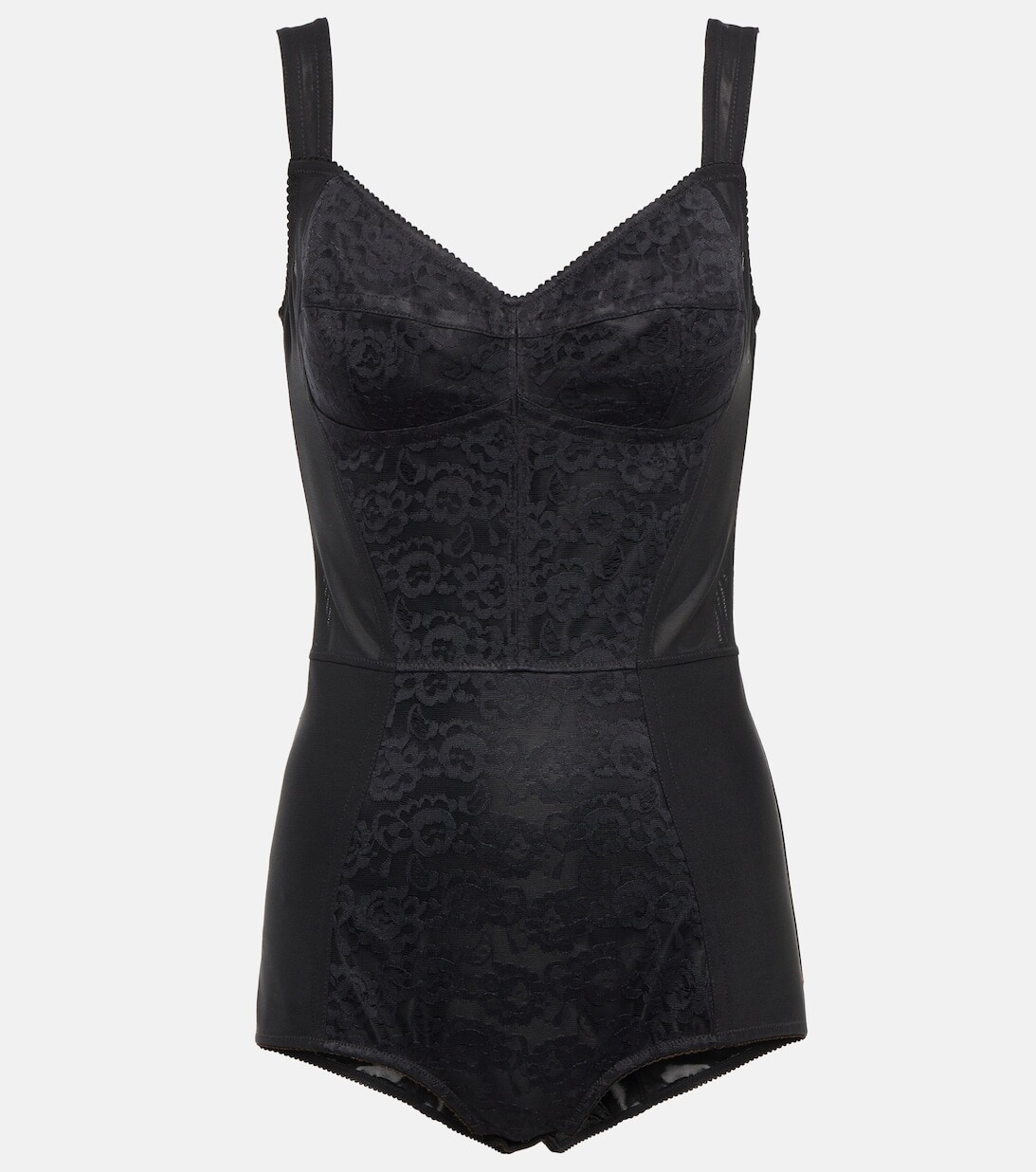 

Корсетное кружевное боди DOLCE&GABBANA, черный