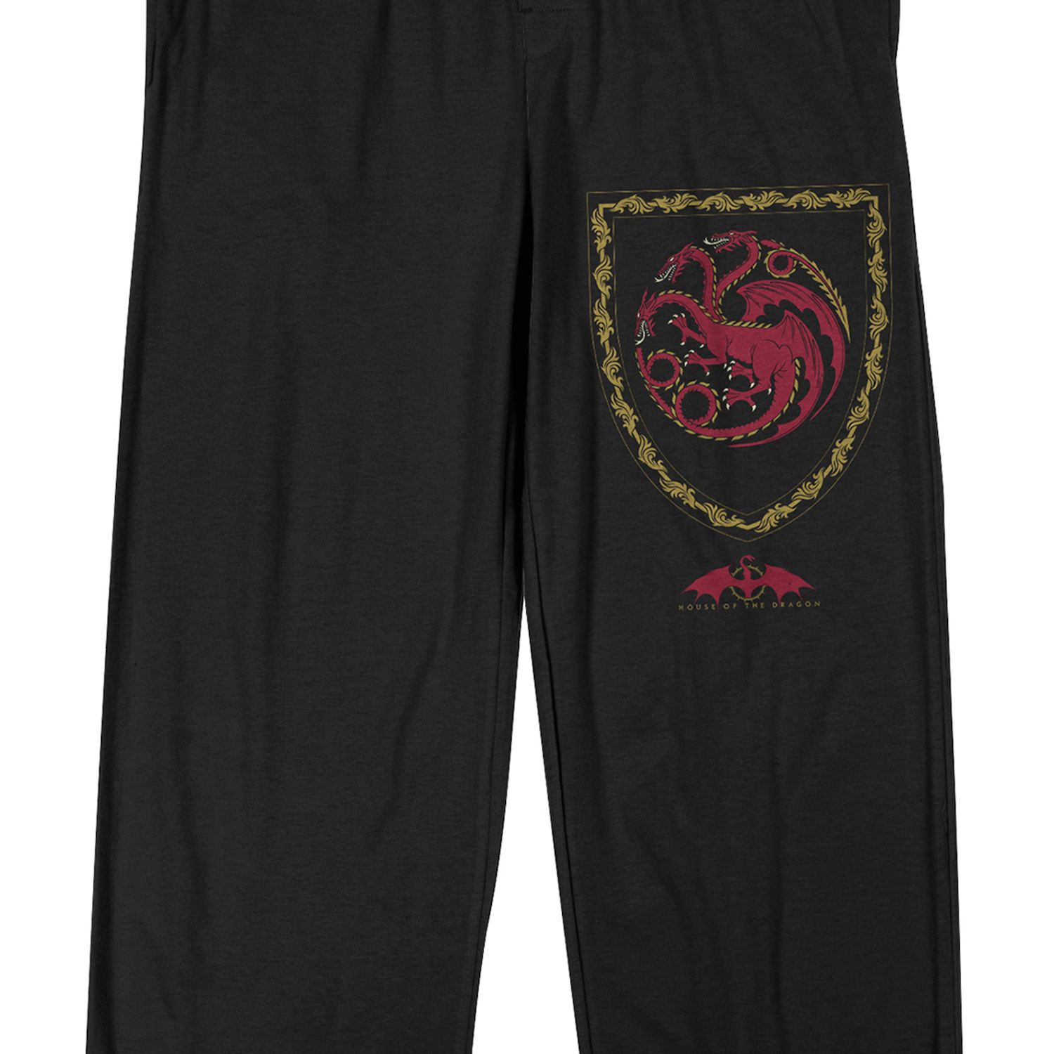 Мужские брюки для сна House of Dragon Targaryen Shield Licensed Character