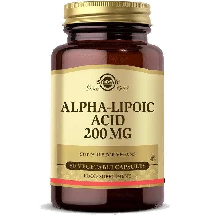 Solgar Альфа-липоевая кислота 200 мг 50 капсул