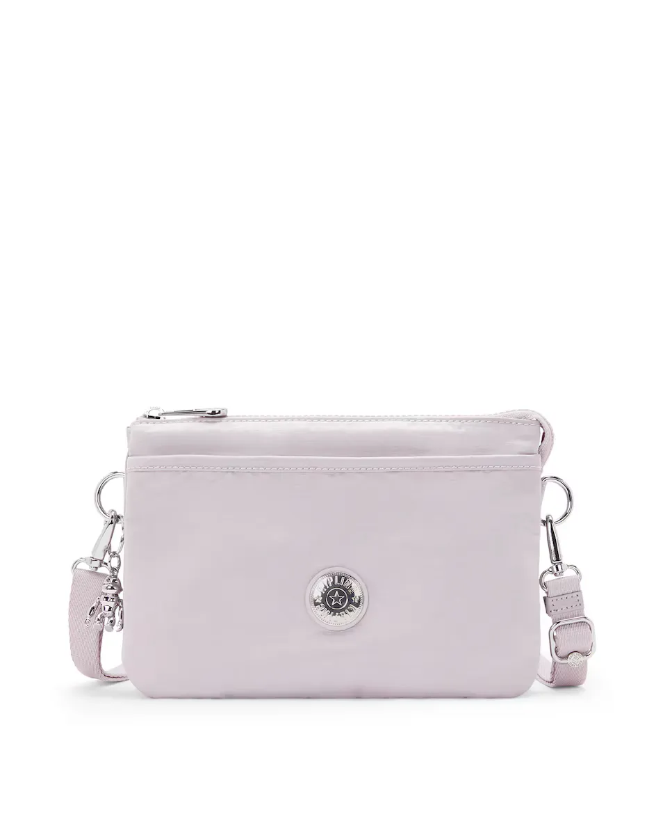 

Универсальная женская сумка через плечо Riri с регулируемым ремешком светло-серого цвета Kipling, светло-серый