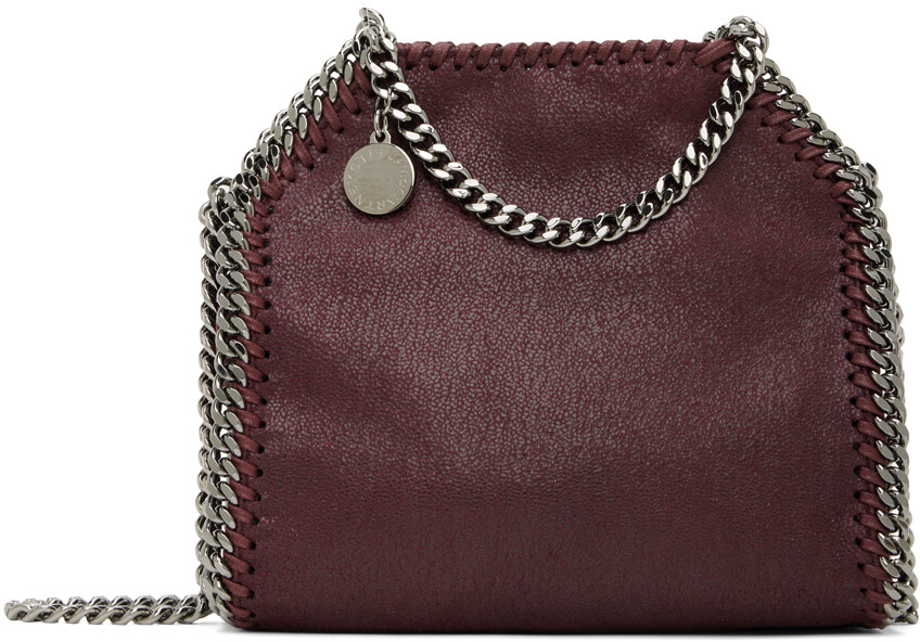 

Темно-красная маленькая сумка Falabella Stella McCartney