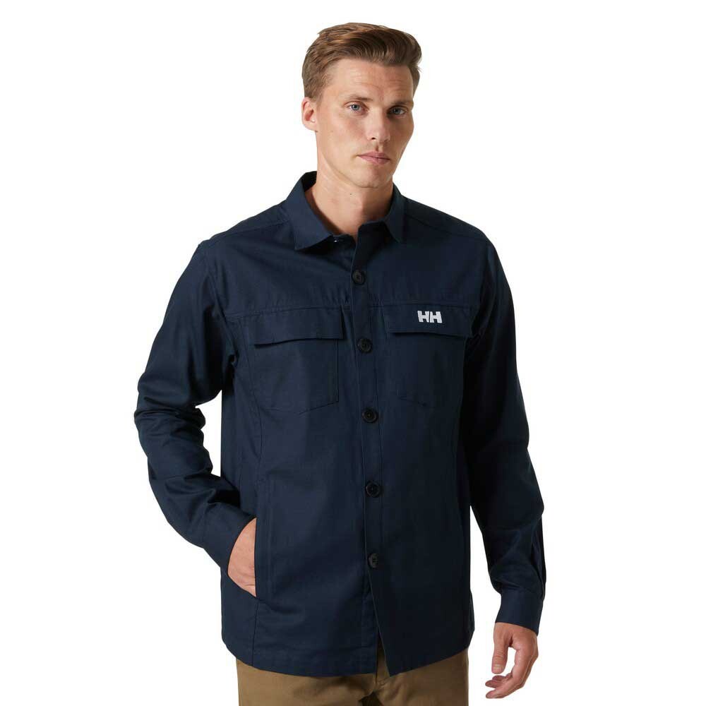 

Рубашка с длинным рукавом Helly Hansen Dock Work Shacket, синий