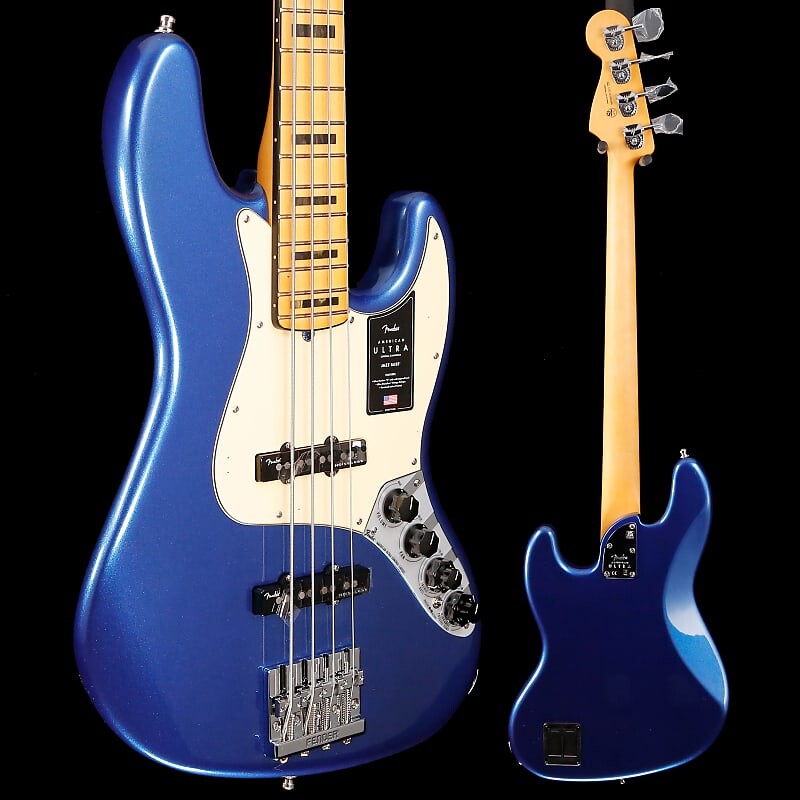 

Басс гитара Fender American Ultra Jazz Bass, Maple Fb, Cobra Blue