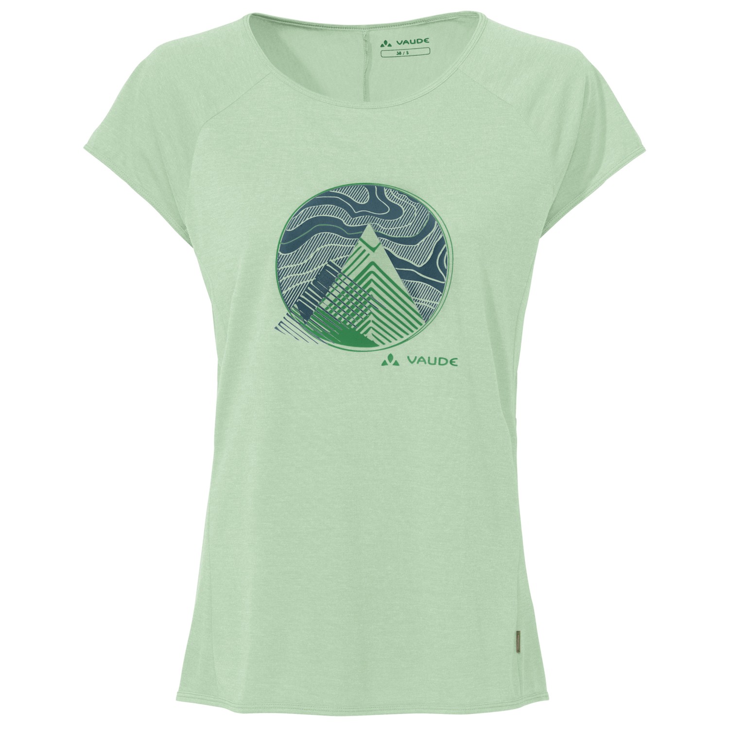 

Функциональная рубашка Vaude Women's Tekoa T Shirt II, цвет Jade