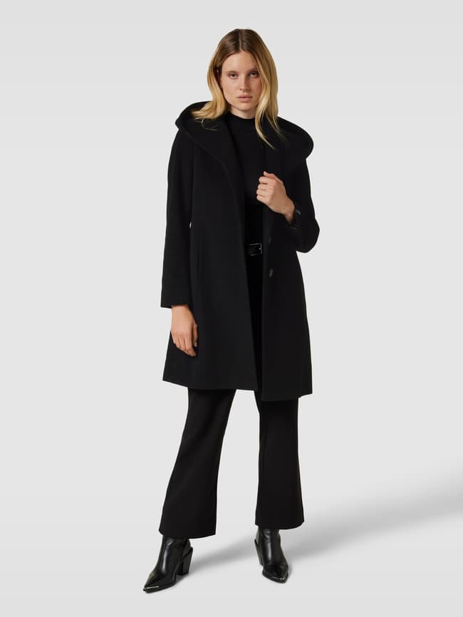 Пальто с капюшоном модель БЕЛЛА Milo Coats, черный