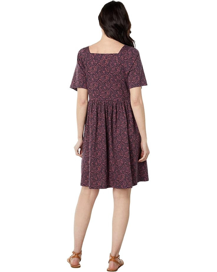 Платье Toad&Co Sora Short Sleeve Dress, цвет Wild Ginger Spring Print