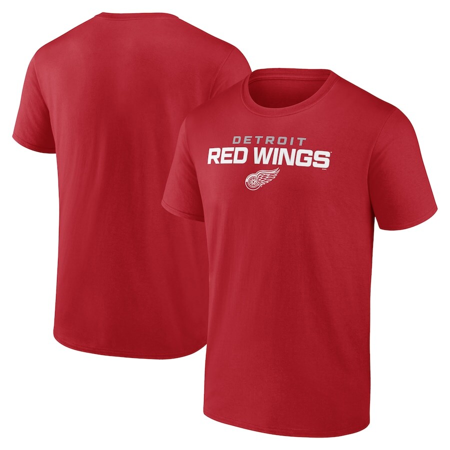 

Футболка с коротким рукавом Fanatics Branded Detroit Red Wings, красный