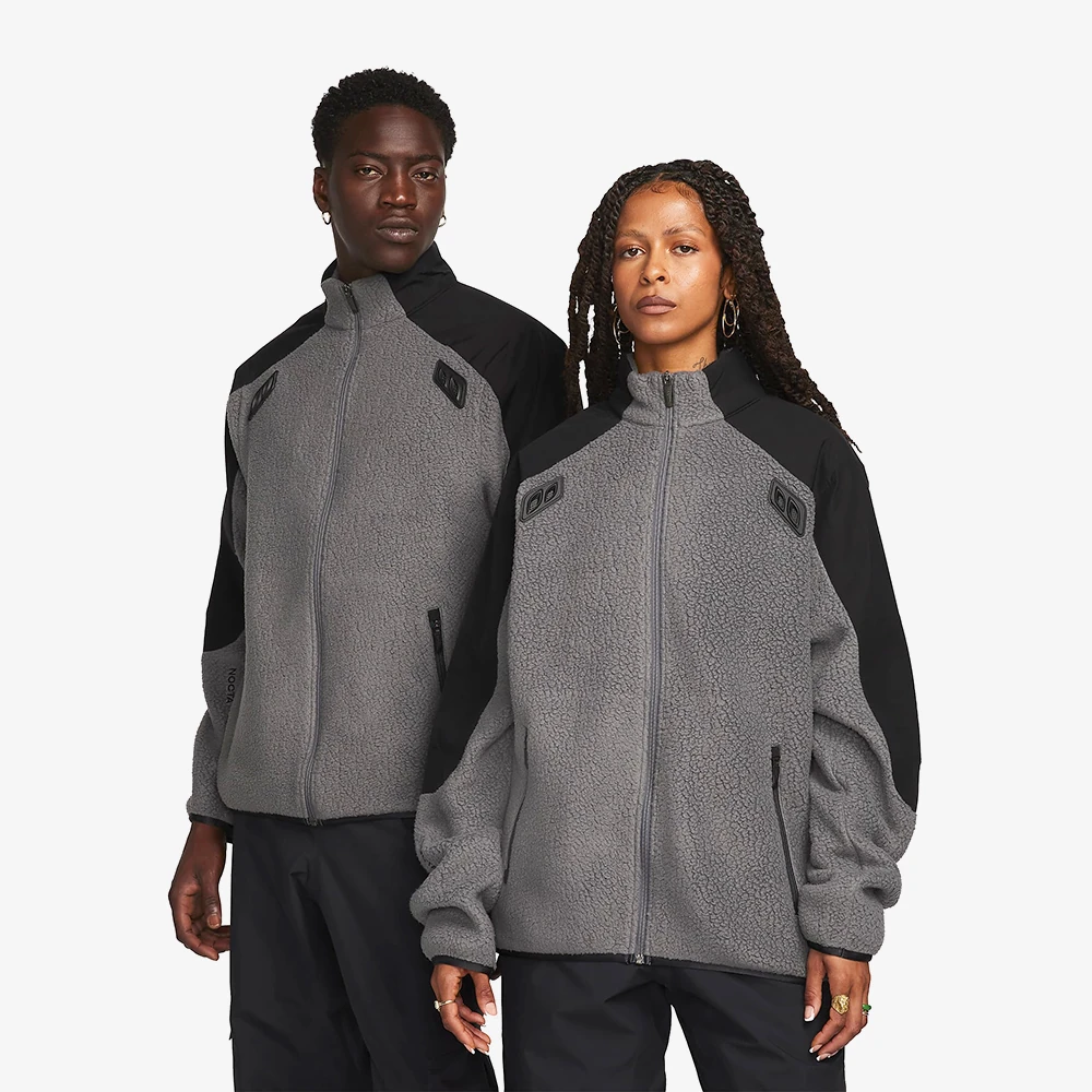 цена Куртка Nike x Nocta Full-zip Track Jacket 'Iron Grey' Nike, серый