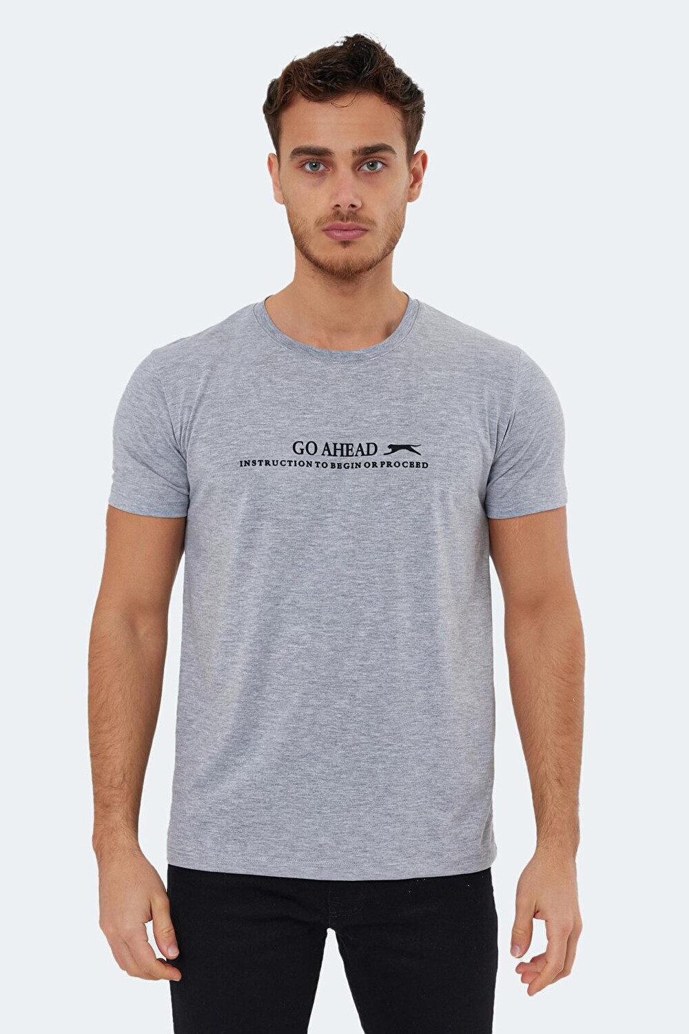 

SANYA I Мужская футболка серая SLAZENGER, Серый