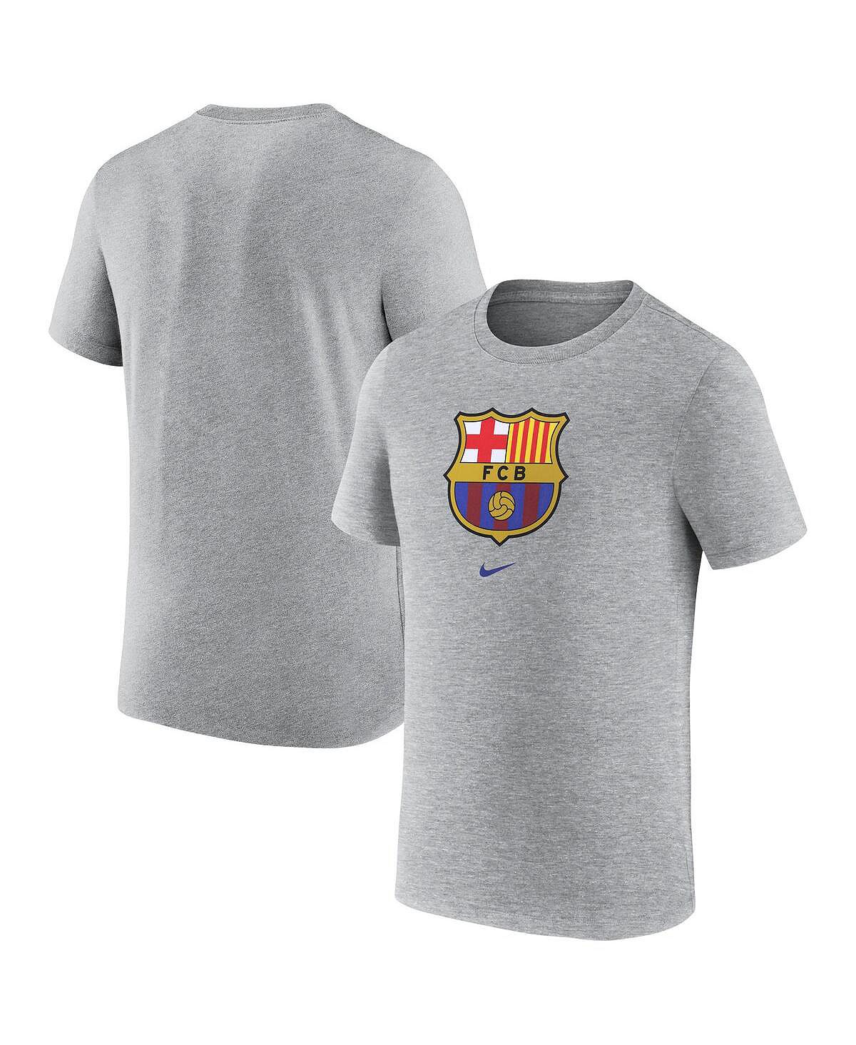 

Мужская футболка Heather Grey Barcelona Crest Nike