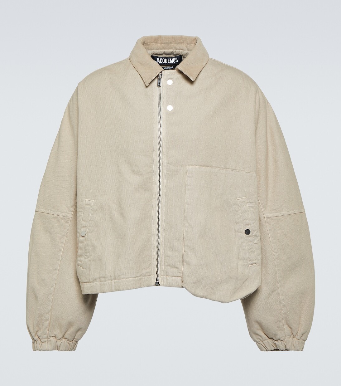 

Хлопковая куртка le bloson trivela Jacquemus, бежевый