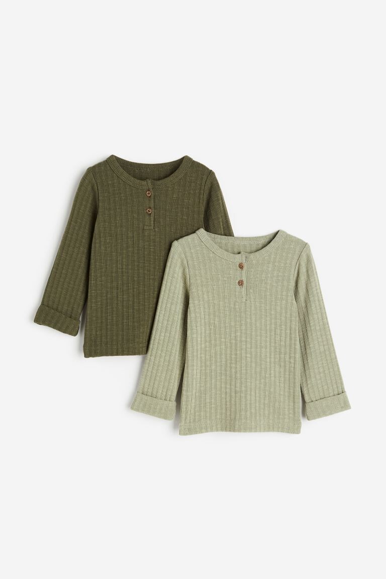 

Топ из двух частей в рубчик с круглым вырезом H&M