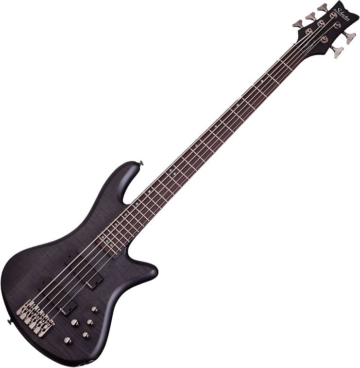 цена Басс гитара Schecter Stiletto Studio-5 Electric Bass See-Thru Black Satin