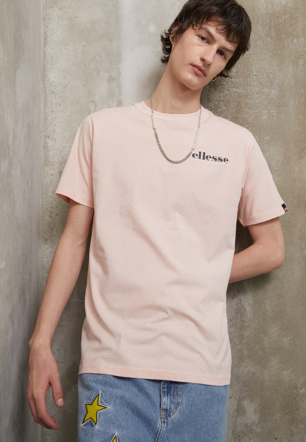 

Футболка с принтом Ellesse, светло-розовый