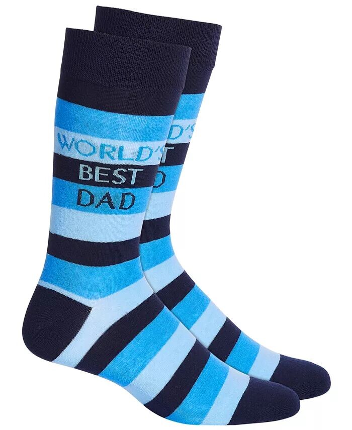 

Мужские носки Crew «World's Best Dad» Club Room, синий