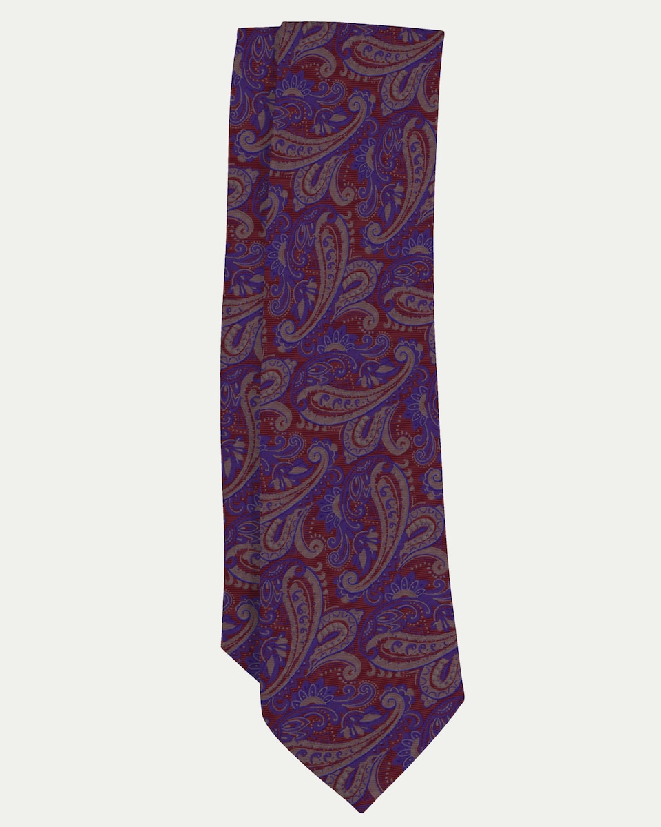 галстук бабочка gentleteam из шерсти темно бордового цвета Шелковый галстук темно-бордового цвета Victorio & Lucchino, гранат