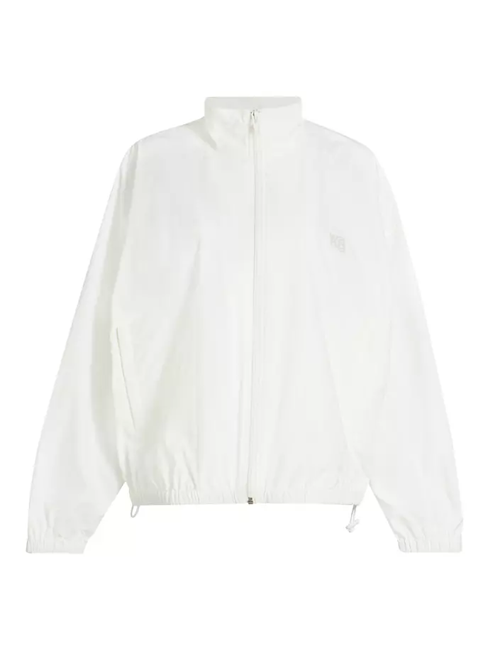 

Спортивная куртка с вышитым логотипом Alexanderwang.T, белый