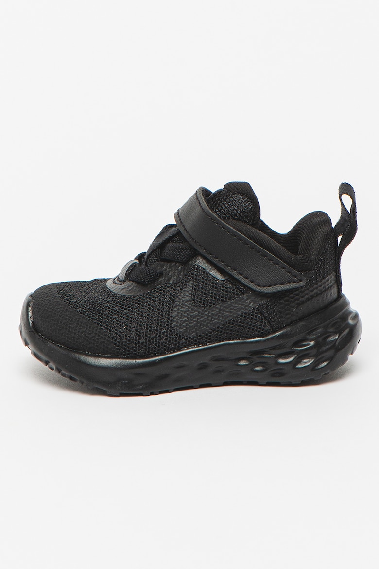 Легкие спортивные кроссовки Revolution 6 на липучке Nike, черный