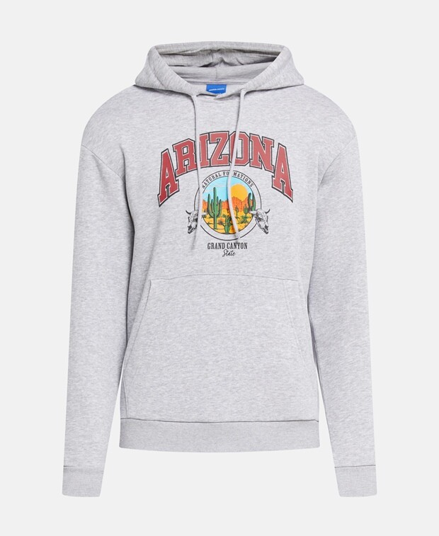 

Худи с капюшоном Jack & Jones, светло-серый