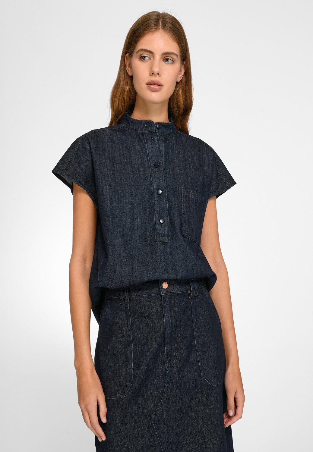 

Блуза DAY.LIKE Cotton, цвет denim