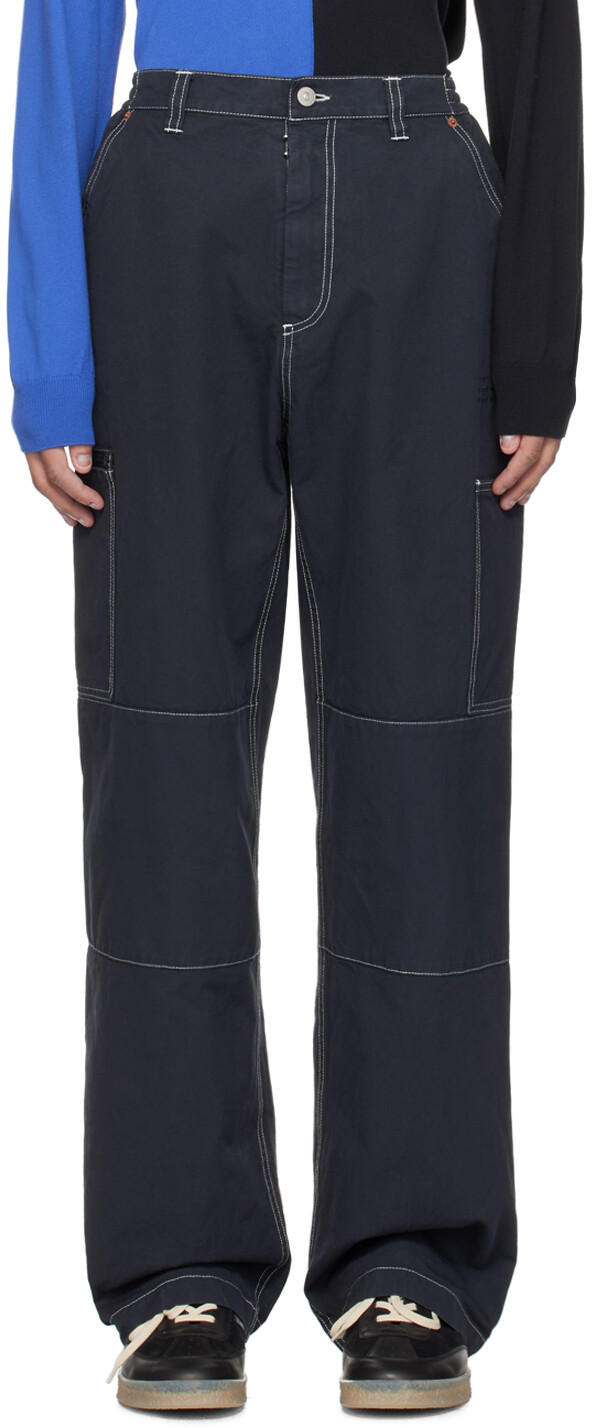 

Черные брюки с цифрами Mm6 Maison Margiela