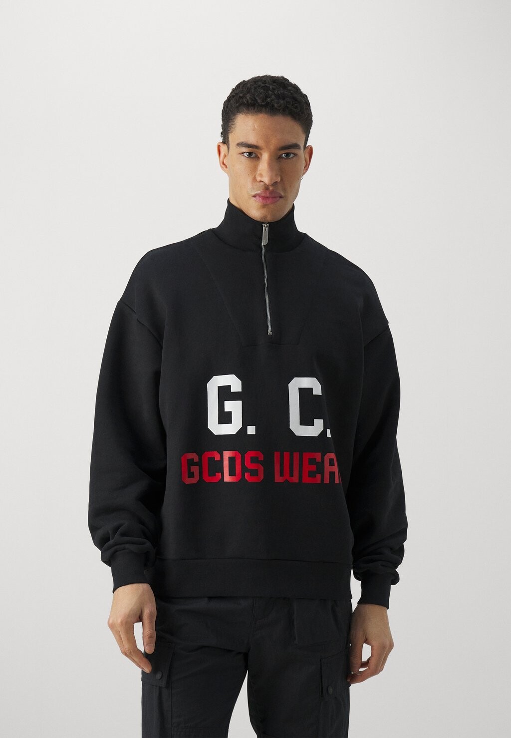 

Толстовка Half Zip Unisex GCDS, черный