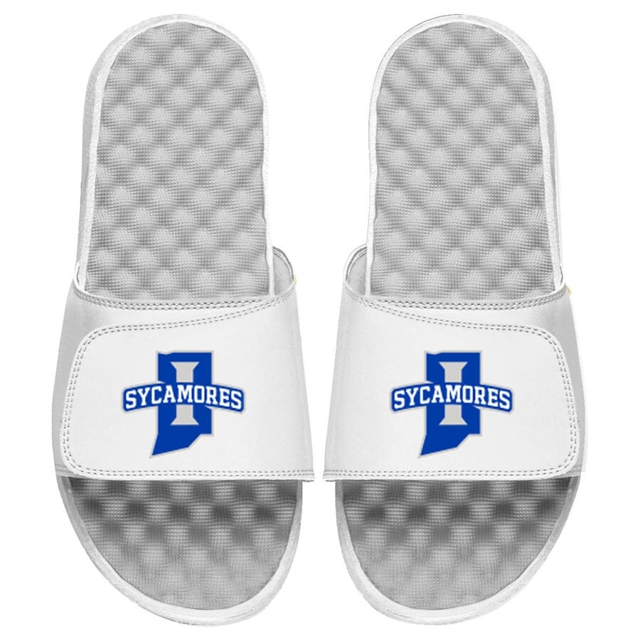 

Шлепанцы ISlide Indiana State Sycamores, белый