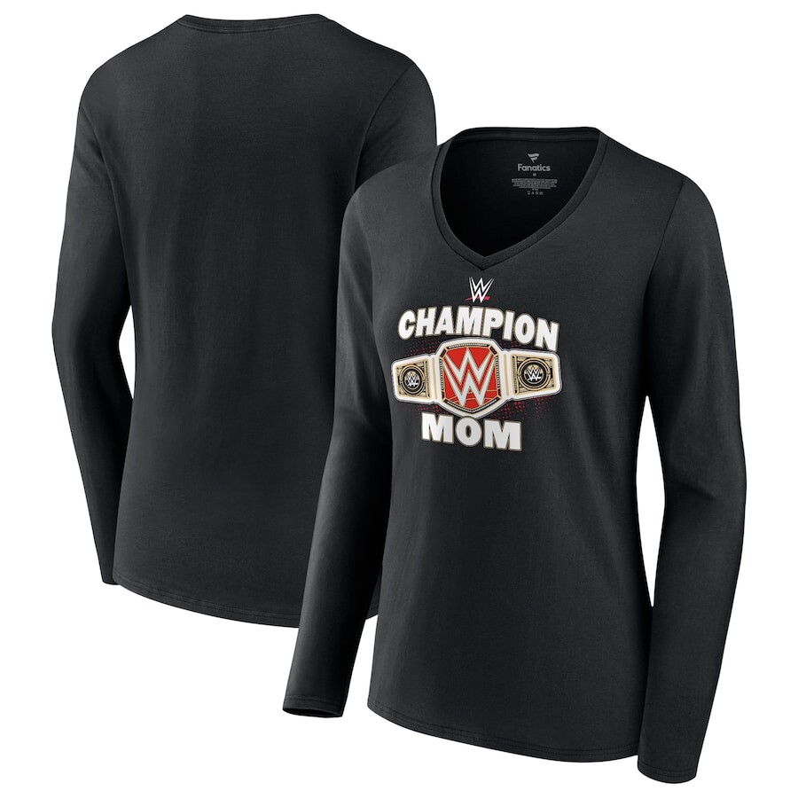 

Футболка с длинным рукавом Fanatics Branded Wwe Merchandise, черный