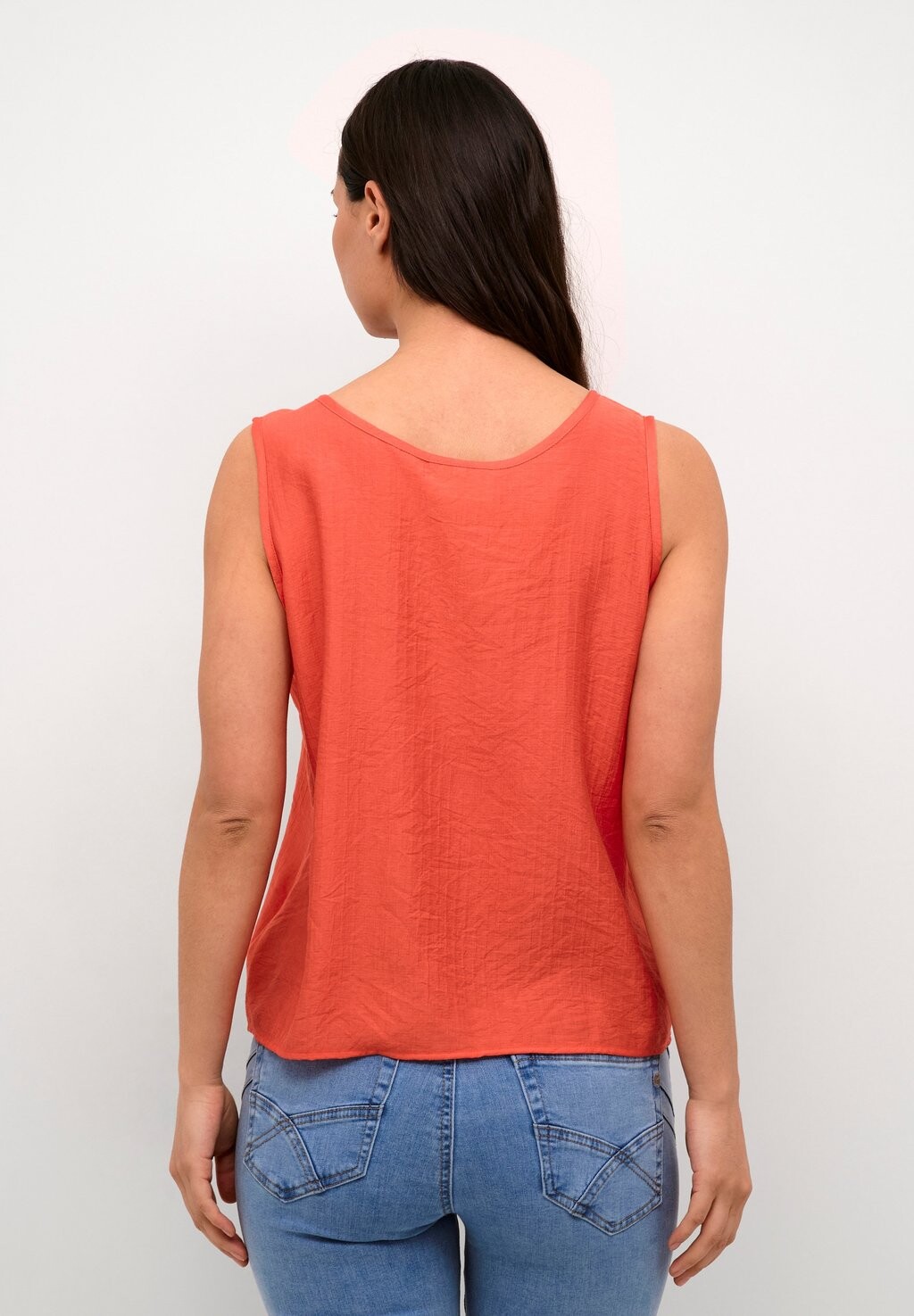 

Блуза LORI V-NECK Cream, красный