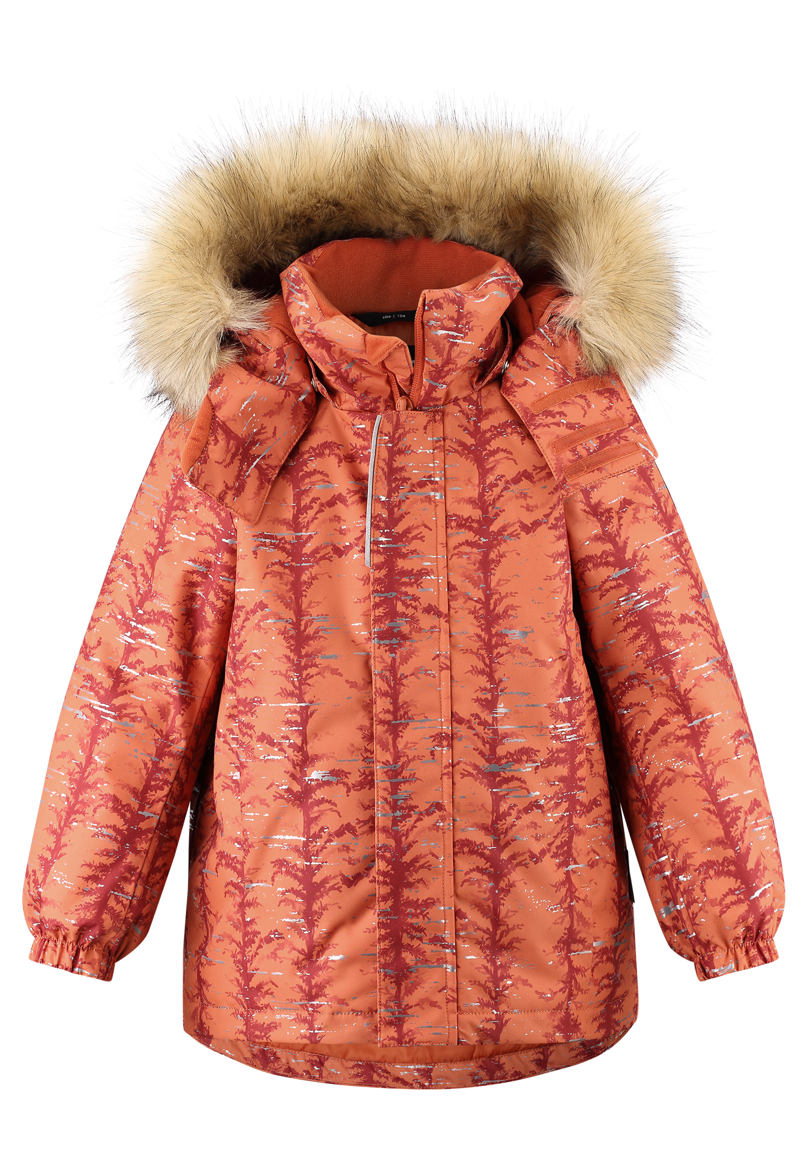 цена Куртка детская Reima Reimatec Sprig зимняя, оранжевый