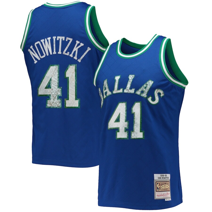 

Джерси Mitchell & Ness Dallas Mavericks, синий